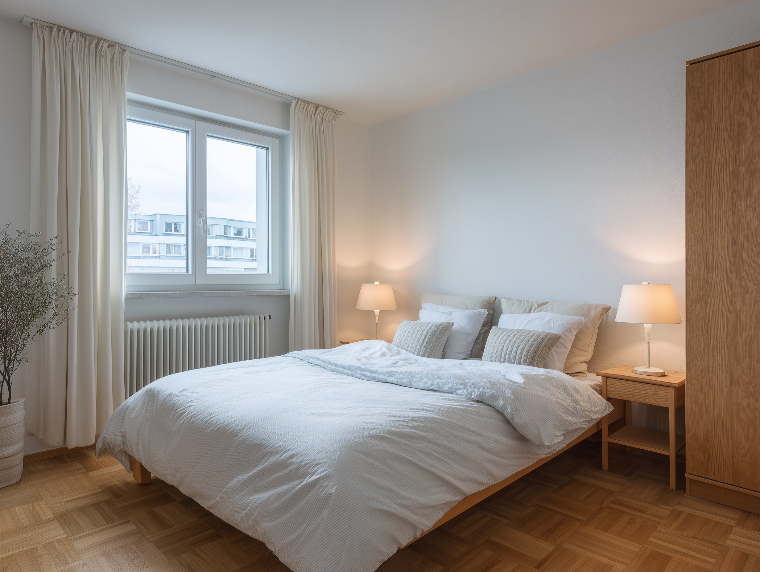 Appartement 3 pièces lumineux centre-ville Neuchâtel avec cuisine équipée