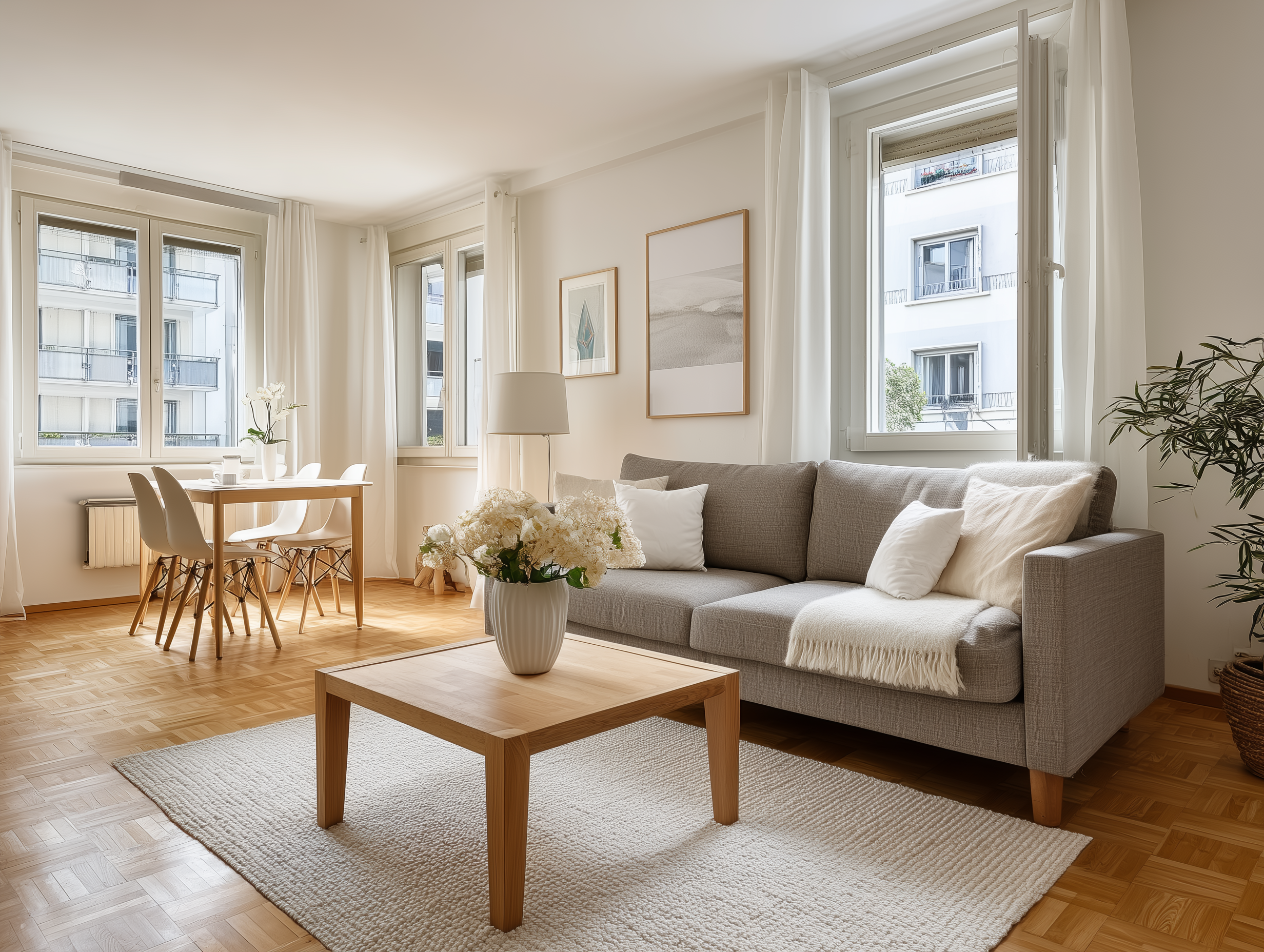 Studio moderne entièrement équipé proche gare de Neuchâtel